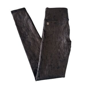 Fabletics Black Textured Leggings